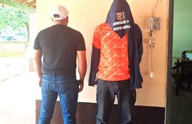 El detenido fue identificado como Rubén Barrientos Leguizamón, de 39 años.