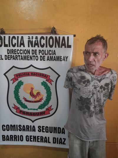 José Luis Brum, conocido como "O Velho do Copo".