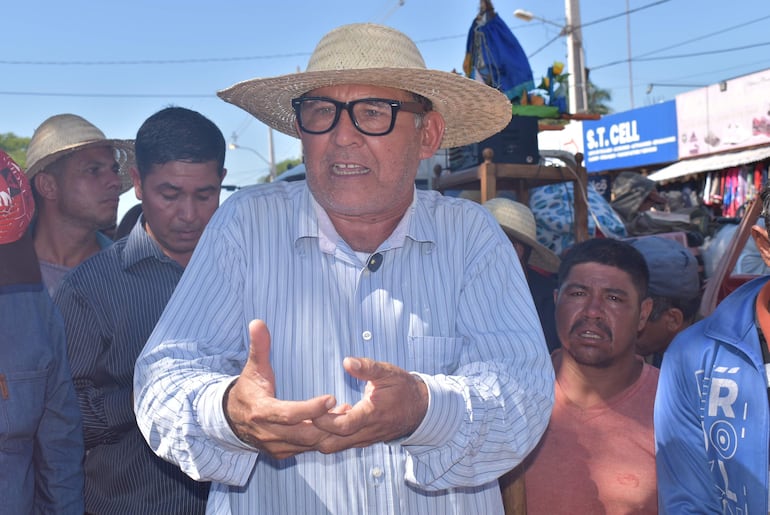 Elvio Benítez advierte que no van a descansar hasta conseguir la ocupación de Lusipar