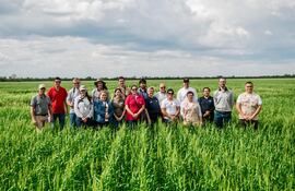 Equipo que lleva adelante el proyecto Paraguay + Verde.