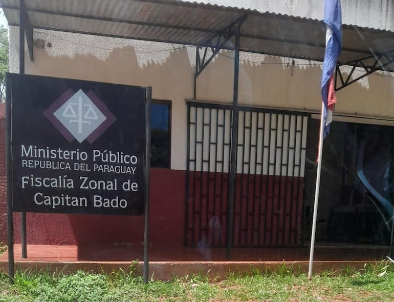 Sede de la Fiscalía en Capitán Bado.