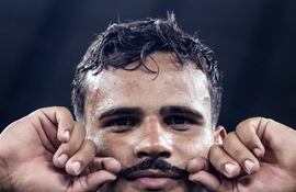 Kaiki Bruno anotó el gol del triunfo de Cruzeiro sobre Bragantino.