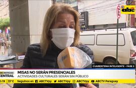 Misas no serán presenciales