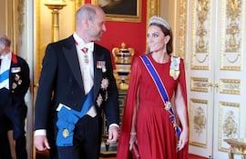 William de Inglaterra y Kate Middleton hoy celebran sus Bodas de Cristal. (Chris Jackson / POOL / AFP)