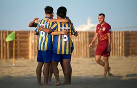 Sportivo Luqueño debutó con victoria sobre BSC Vybir de Ucrania en el grupo B del Mundial de Clubes de Fútbol Playa 2025.
