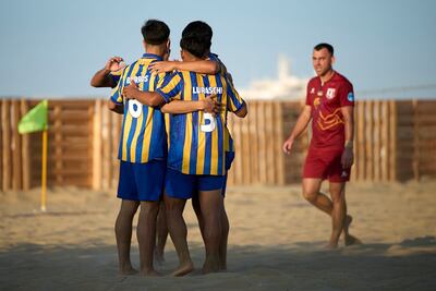 Sportivo Luqueño debutó con victoria sobre BSC Vybir de Ucrania en el grupo B del Mundial de Clubes de Fútbol Playa 2025.
