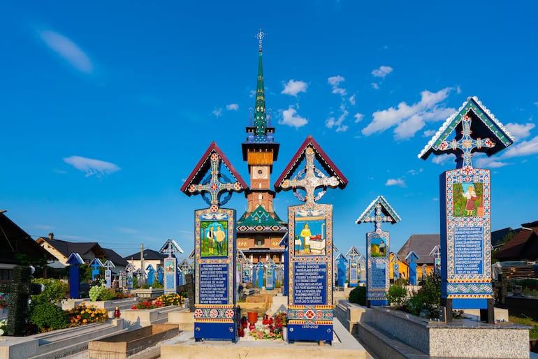 Cementerio Alegre de Săpânța, Rumanía.