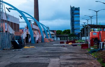 Basura en Sambodromo de Encarnación