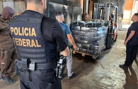 La droga fue incinerada bajo fuerte custodia policial en la Triple Frontera.