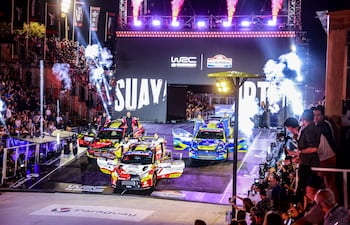 Apertura del Mundial de Rally en Itapúa.