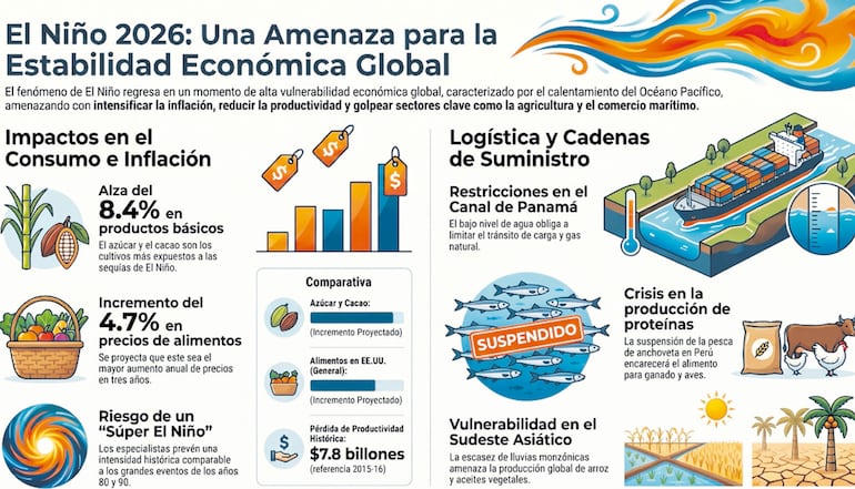 El niño 2026: Una amenaza para la estabilidad económica global