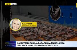 Holanda: Incautan 4.200 kilos de cocaína en contenedores paraguayos