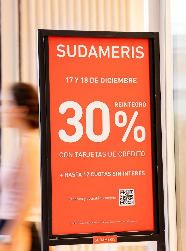 Sudameris se sumó como aliado estratégico del lanzamiento, ofreciendo beneficios exclusivos para sus clientes con reintegros y cuotas sin intereses.