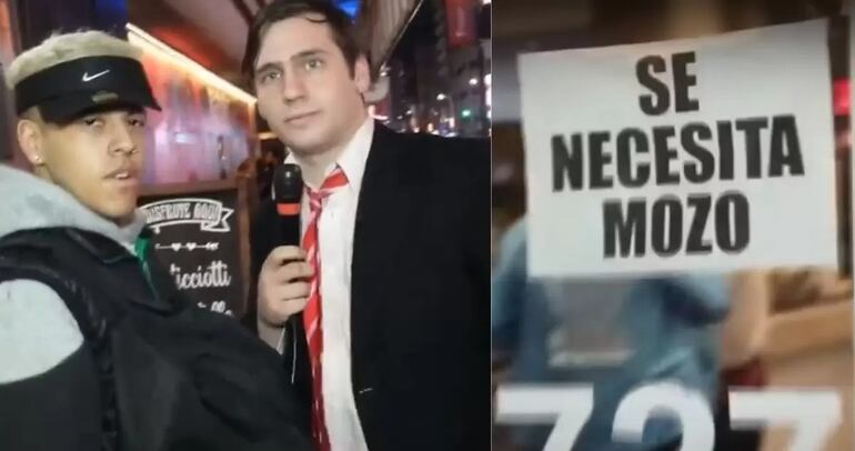 "Acá tenés la monedita, pelotudo". Uno de los videos virales de Gaspi.