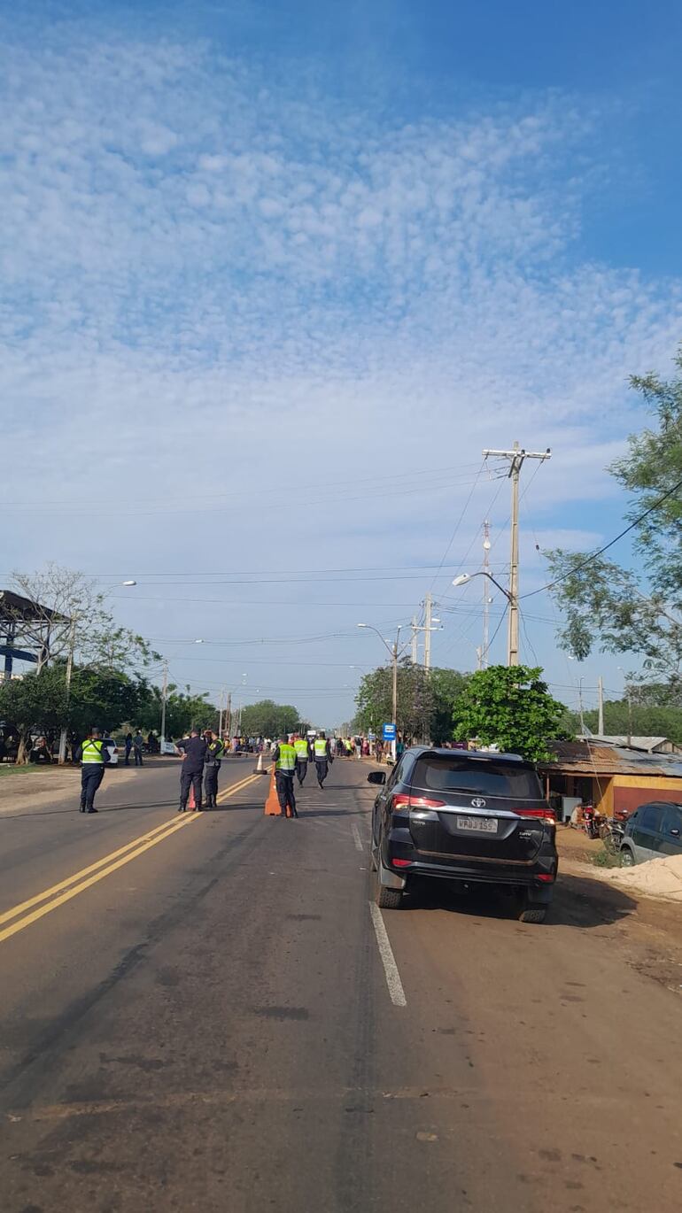 Indígenas cierran la Ruta PY-05 en Amambay y adelantan que será hasta las 18:00