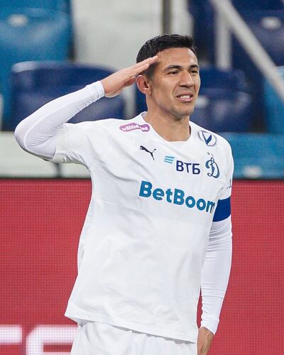 El "Comandante" Fabián Balbuena marcó un gol para el Dínamo de Moscú