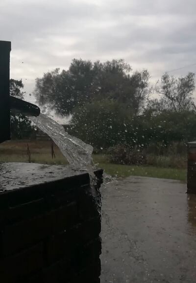 Las lluvias continúan en varias partes del departamento de Boquerón, algunas más leves y produjeron un gran alivio generalizado.