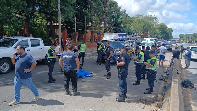 Estudiante de la UNA fallece tras ser arrollada en San Lorenzo