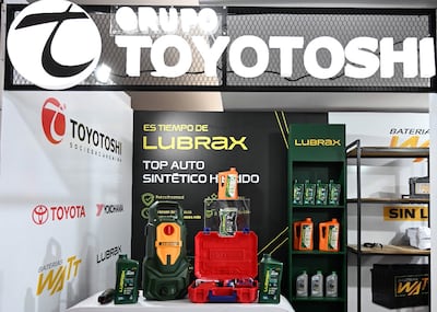Stand del Grupo Toyotoshi en la Expo Taller Mecánica 2026.