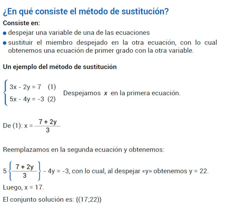 Sistemas de dos ecuaciones lineales con dos incógnitas (Parte 1)