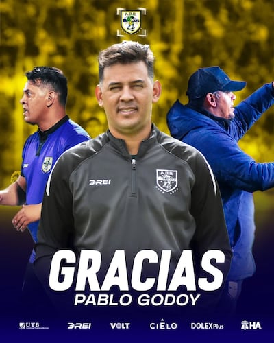 Pablo Andrés Godoy, director técnico paraguayo de larga militancia en el fútbol boliviano.