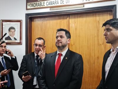 El presidente de la Cámara de Diputados, Raúl Latorre (ANR, HC) intenta justificar la adjudicación a familiares de Peña.