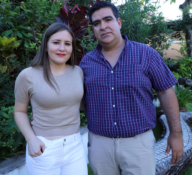 Karen López y Elías Libardo.