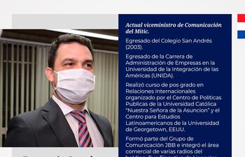 Saguier Caballero Bernades, ministro interino del Mitic.