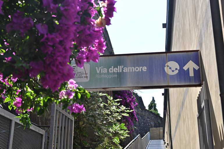 'Via dell'amore' en Cinque Terre, Liguria (Italia).