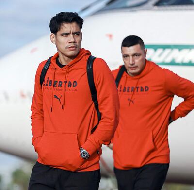 Lorenzo Antonio Melgarejo (35 años) y Óscar René Cardozo (42), experimentados delanteros de Libertad.