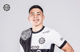 El delantero Tiago Isaías Caballero Fleytas (20 años), anunciado como nuevo jugador de Olimpia. (Foto: @elClubOlimpia)