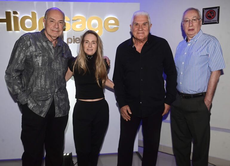 Alberto Elbaum, Desire Castelanich, Julio Ferreira y Carlos Ríos.