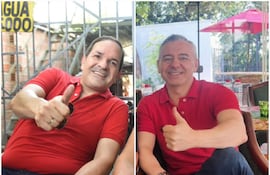 Arnaldo Samaniego y Daniel Centurión.
