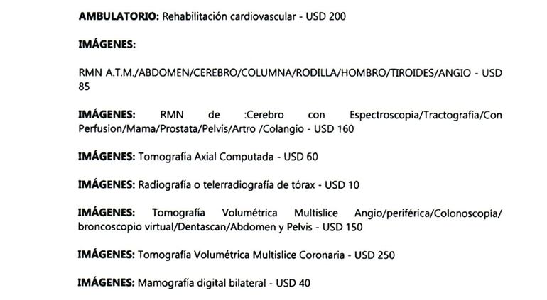 Esto pagará el Ministerio de Salud a un instituto privado de argentina.