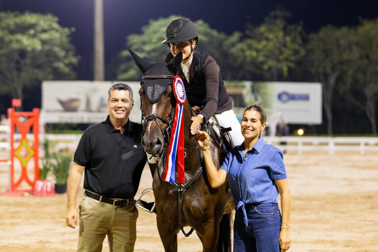 Agostina Sánchez, del CHP, sin falta en los tres días, en 1,30.