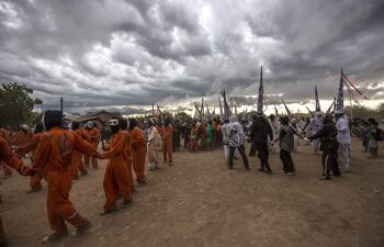 Arete Guasu, fiesta celebrada por diversas comunidades indígenas en el Chaco. Foto de Luis Vera.