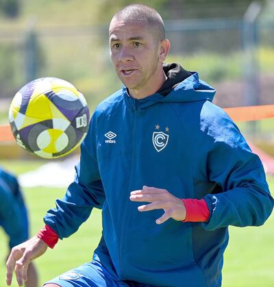 Danilo Ortiz, futbolista paraguayo del Cienciano de Cusco.