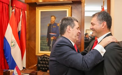 Horacio Cartes y Carlos Giménez.