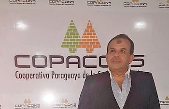 El presidente de Copacons, Ing. Gustavo Samaniego.