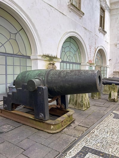 El Cañón Cristiano, en el Museo Histórico Nacional en Río de Janeiro. Fotografía de Ruben Alfredo Sotelo/Facebook.