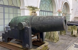 El Cañón Cristiano, en el Museo Histórico Nacional en Río de Janeiro. Fotografía de Ruben Alfredo Sotelo/Facebook.