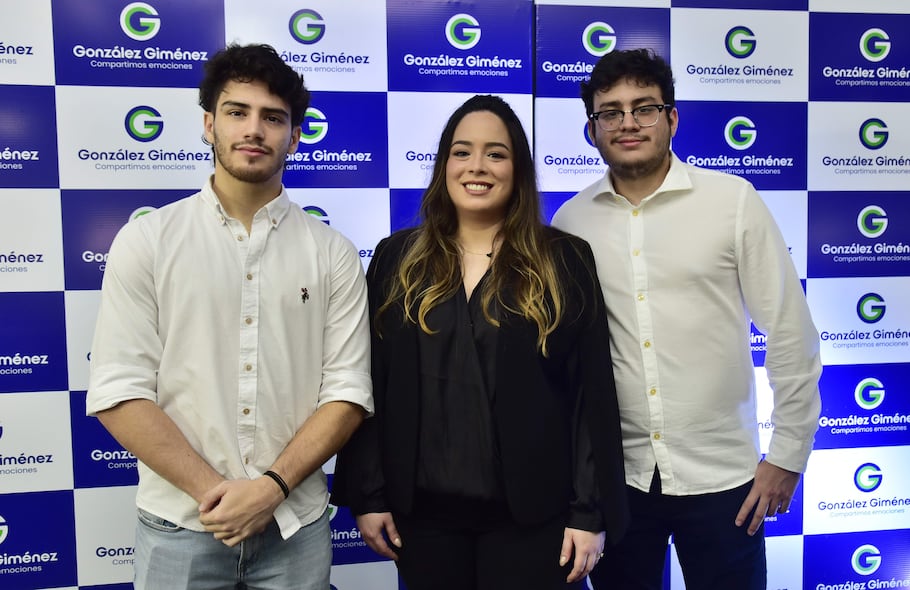 Los directivos de González Giménez, Ignacio, Laura y Álvaro González Sarubbi.