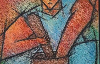 Obra de Rossi Schubert, que será parte de la exposición que se inaugura hoy.