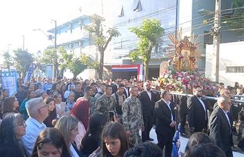 Una multitud participó de la procesión en honor a Perpetuo Socorro, en Pedro Juan Caballero.