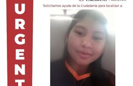 Piden ayuda para encontrar a una adolescente desaparecida en Alto Paraná.