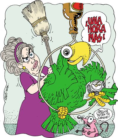 Esta medianoche se deben atrasar 
los relojes 60 minutos en todo el país