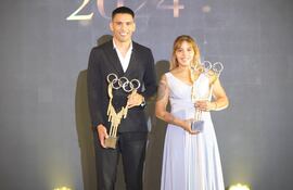Diego Alexander Gómez Amarilla y Gabriela Alejandra Narváez fueron reconocidos como los mejores deportistas del 2024 por el Comité Olímpico Paraguayo (COP).