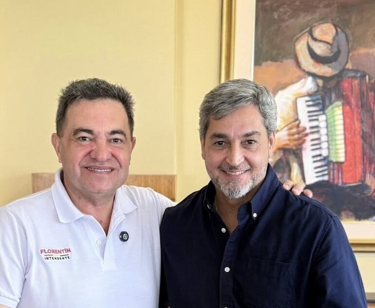 Víctor Florentín y Marío Abdo Benítez.