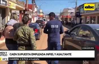 Caen supuesta empleada infiel y asaltante