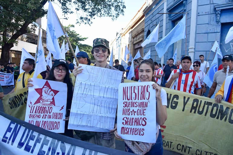 Manifestación por día del trabajador